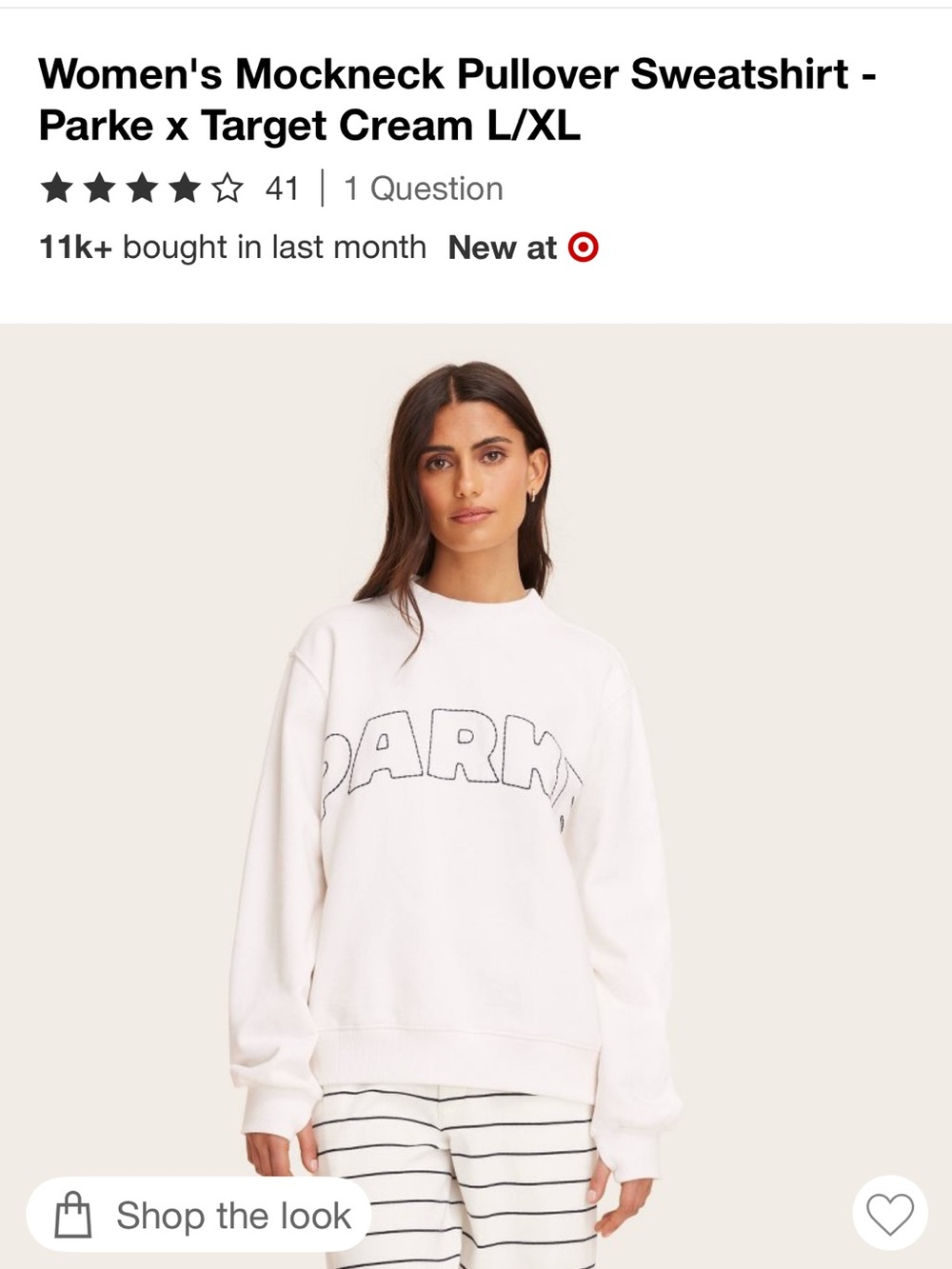 Brand new parke x target mock neck